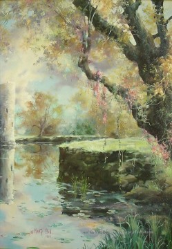 impressionism landscape Painting - PLS46 impressionism landscapes garden
